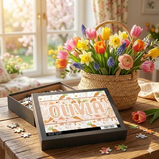 Happy Easter Personalized Puzzle