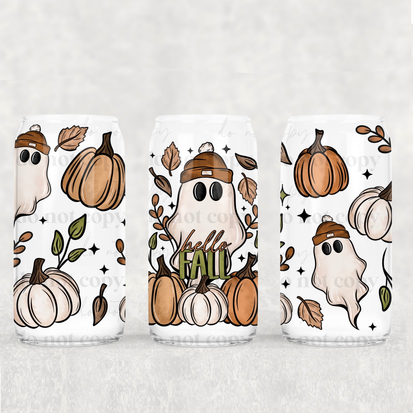 Fall/Halloween Frosted Libbey Cups