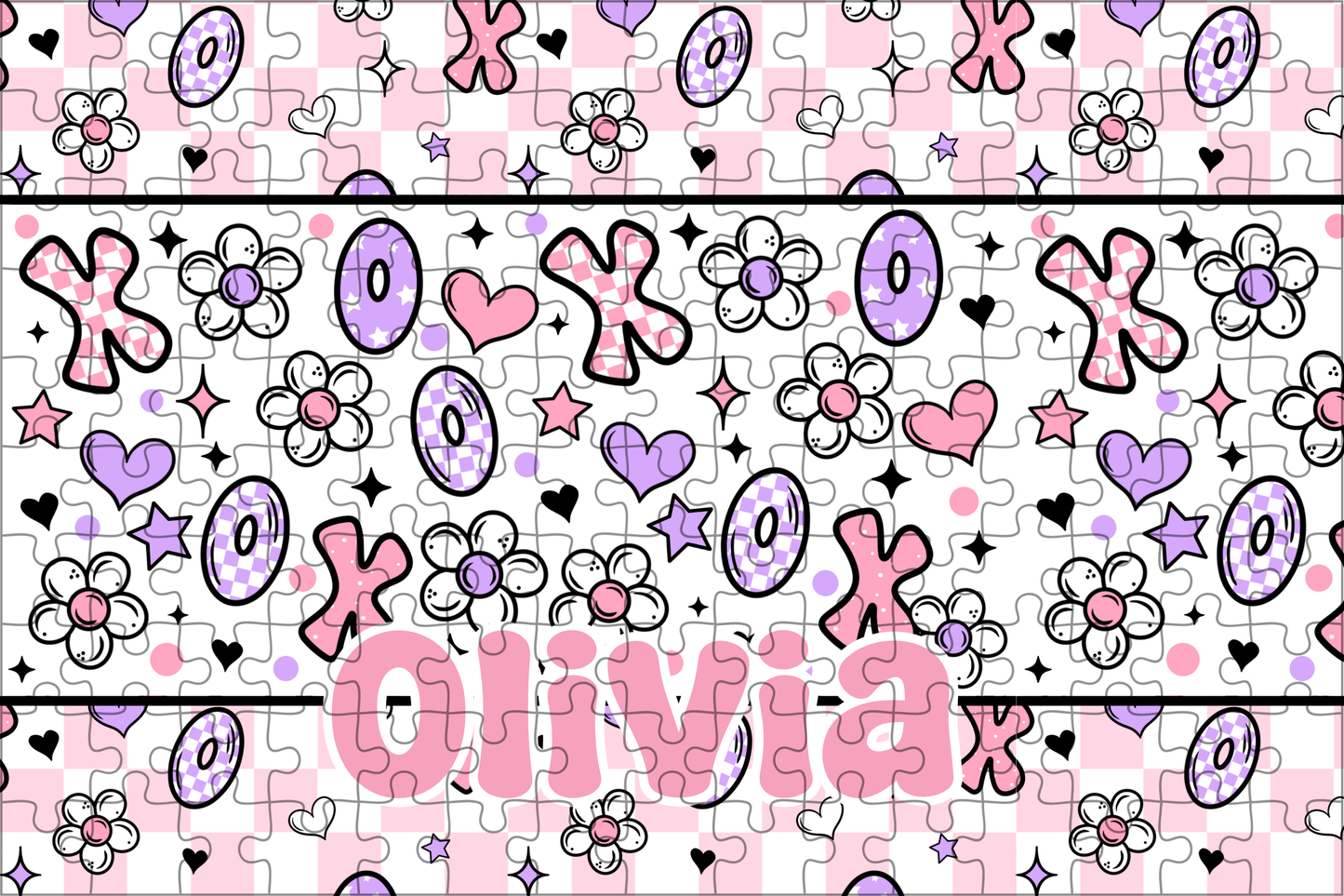 XOXO Valentine Personalized Puzzle
