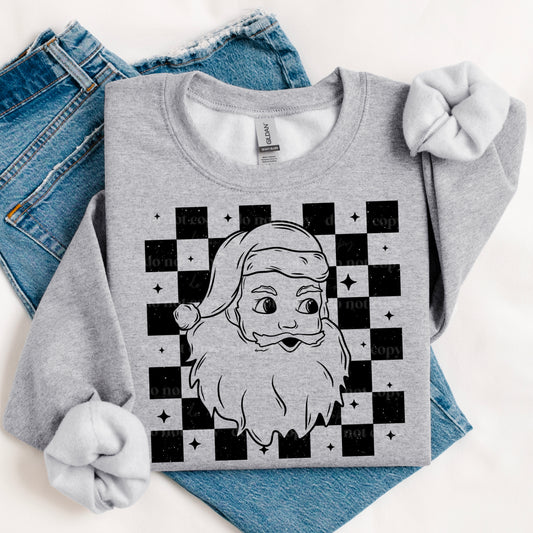 Santa Checkered Sweatshirt