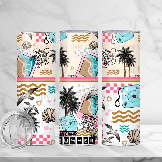 20oz Endless Summer Straight Skinny Tumbler