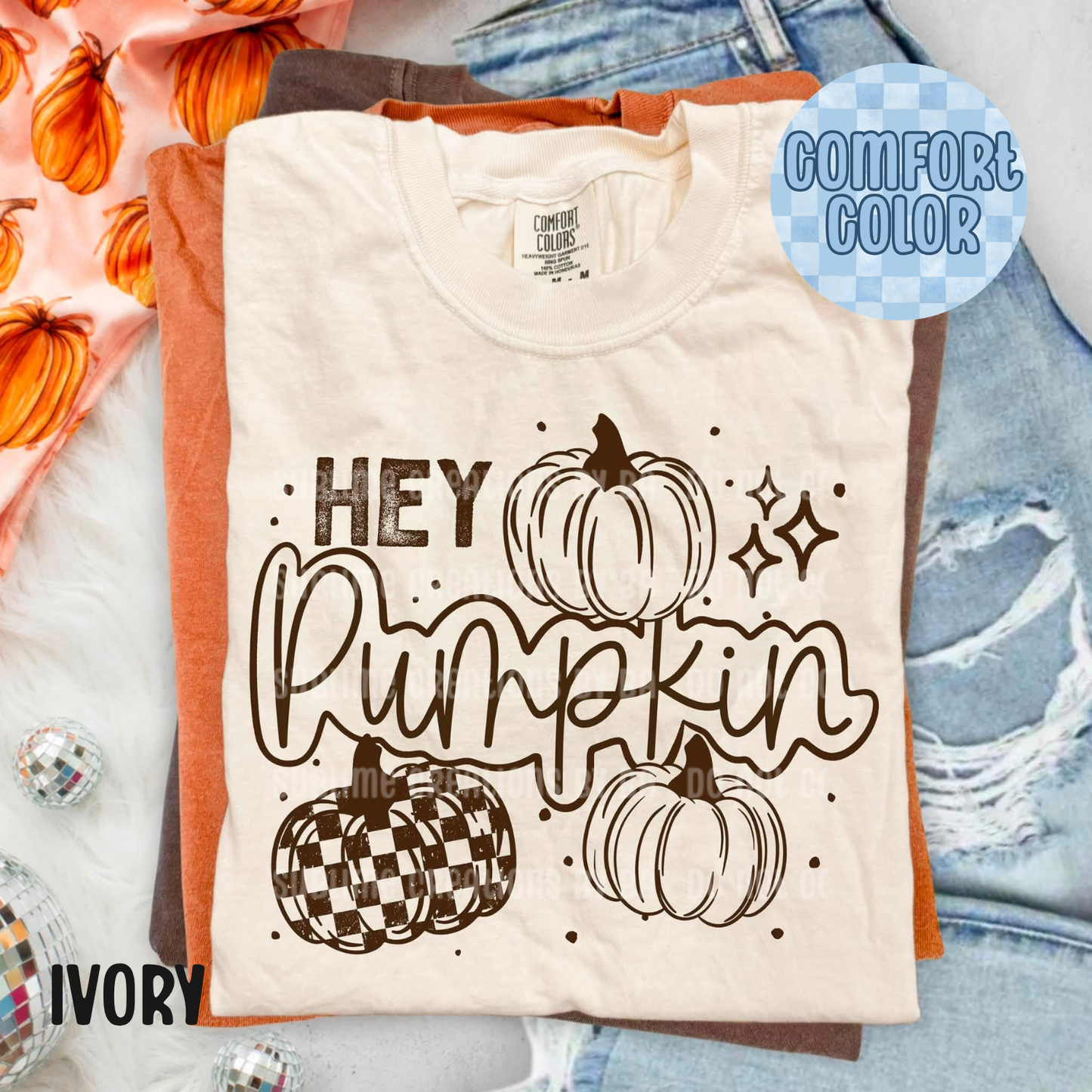 Hey Pumpkin Single Color Apparel
