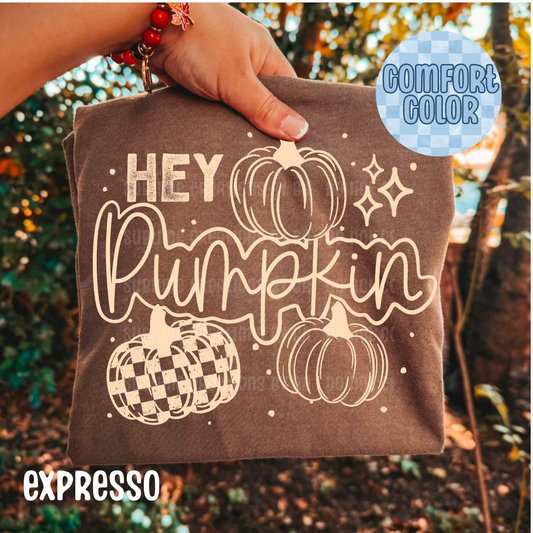 Hey Pumpkin Single Color Apparel