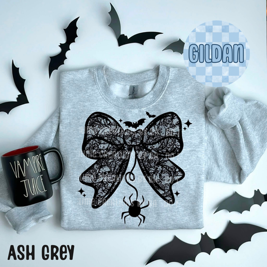 Lace Bow Single Color Apparel