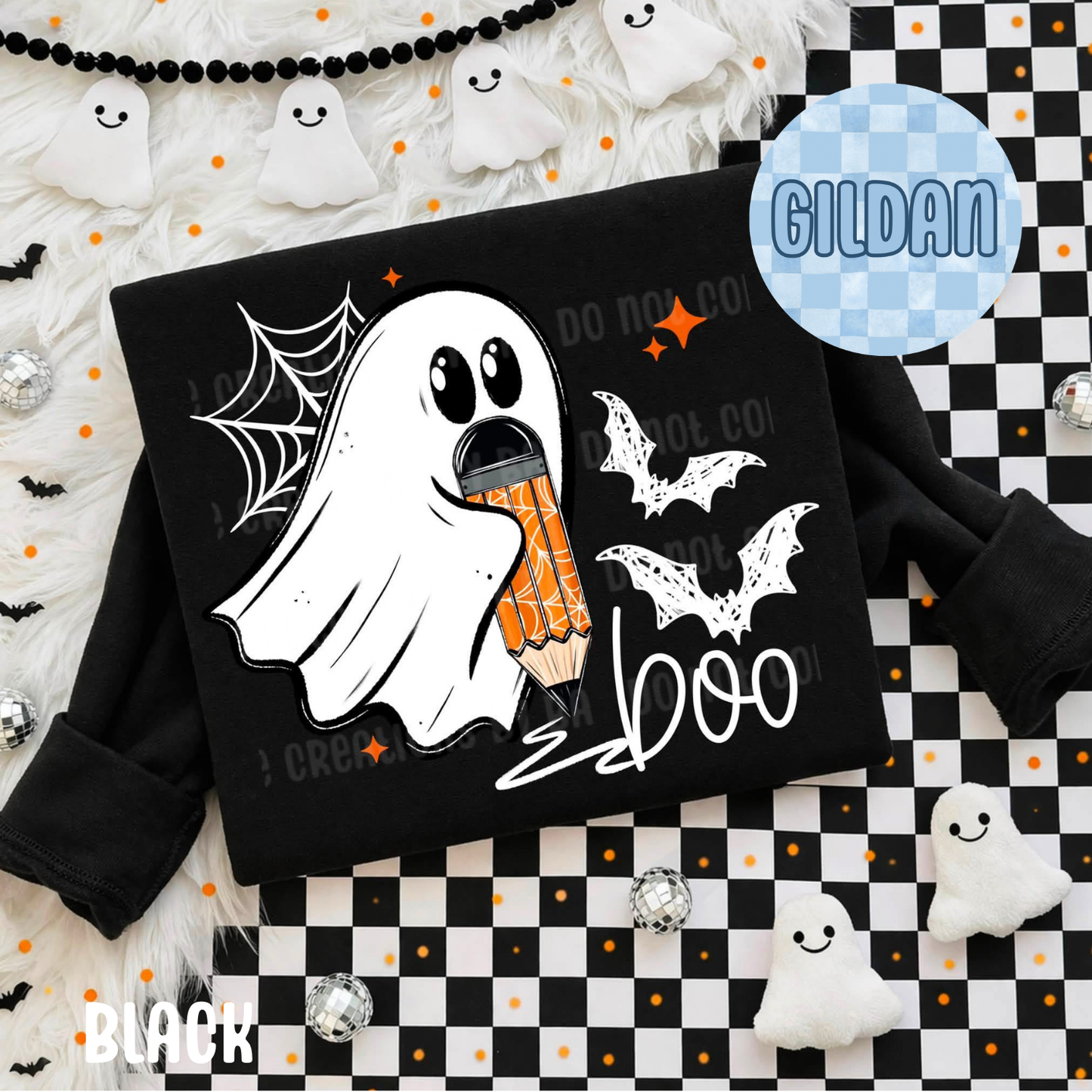 Boo Pencil Ghost Apparel