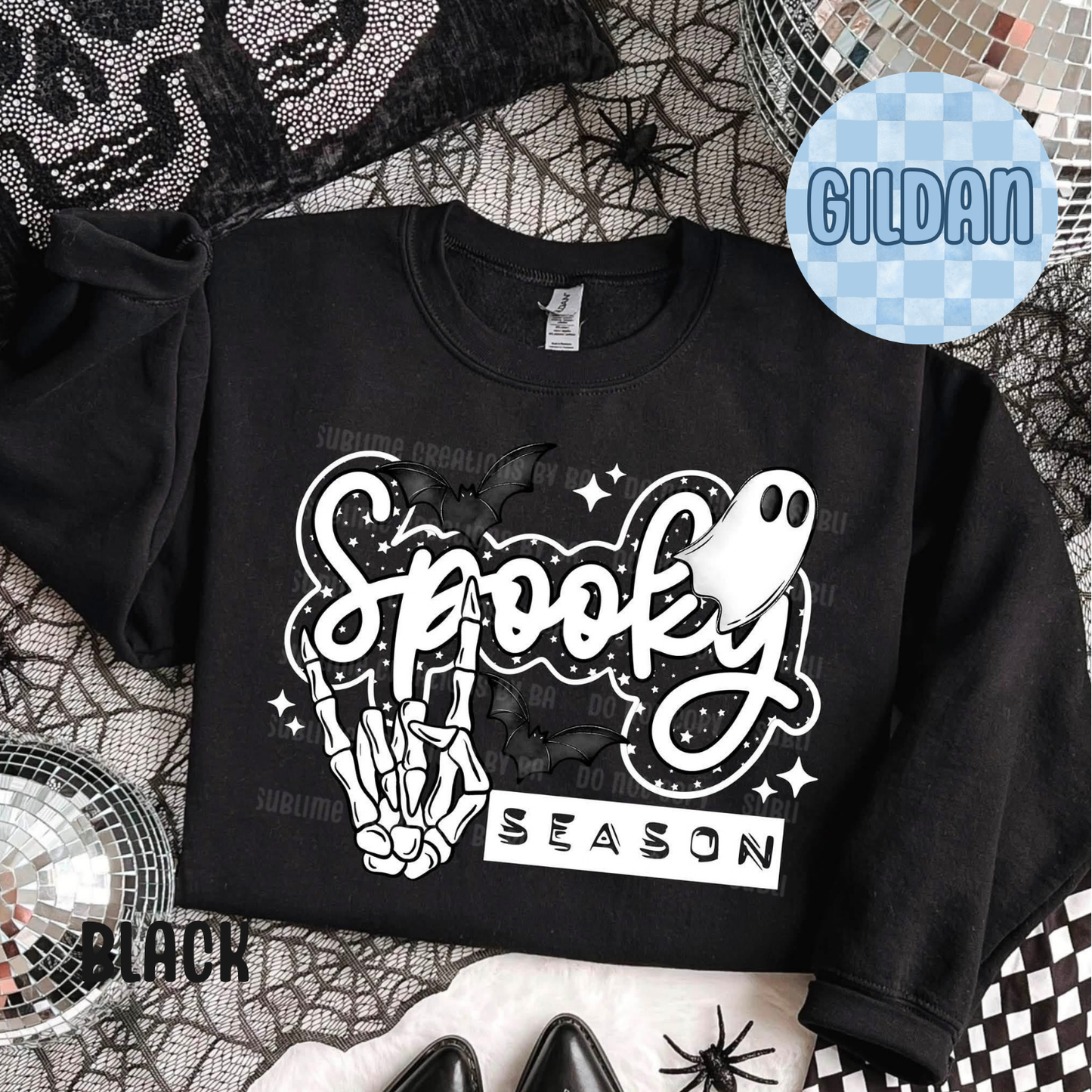 Spooky Season Skellie Hand Apparel