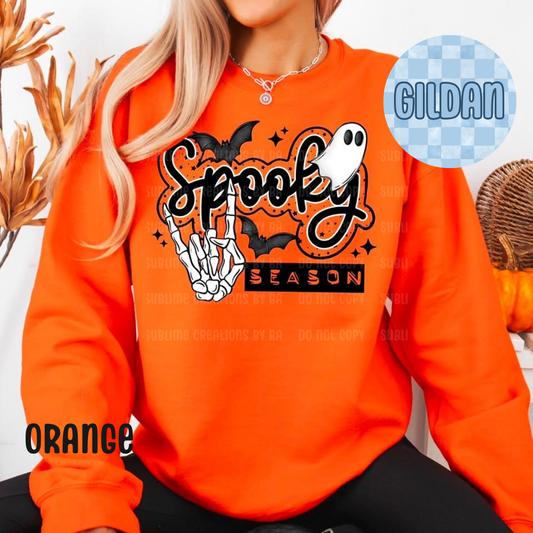 Spooky Season Skellie Hand Apparel