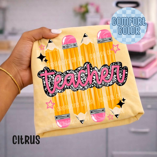Teacher Pencils Apparel