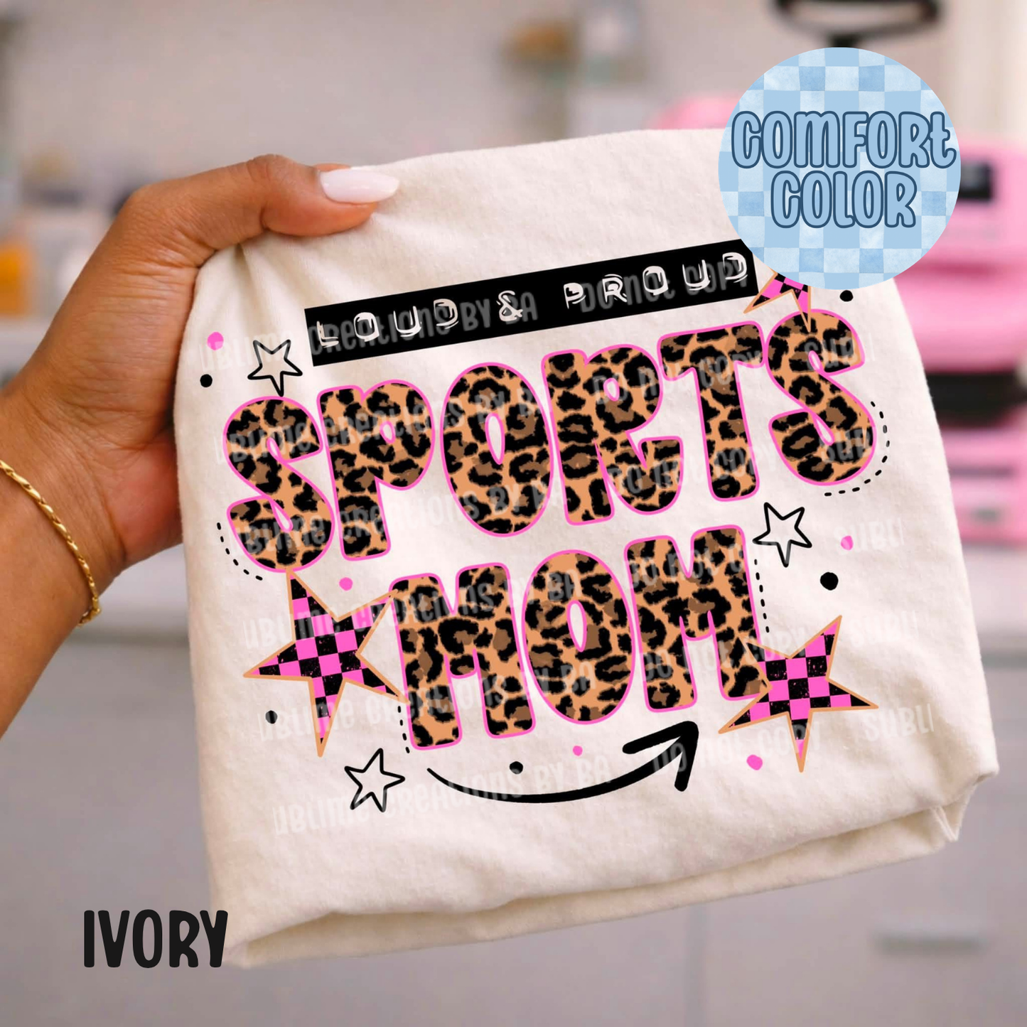 Sports Mom Leopard Apparel