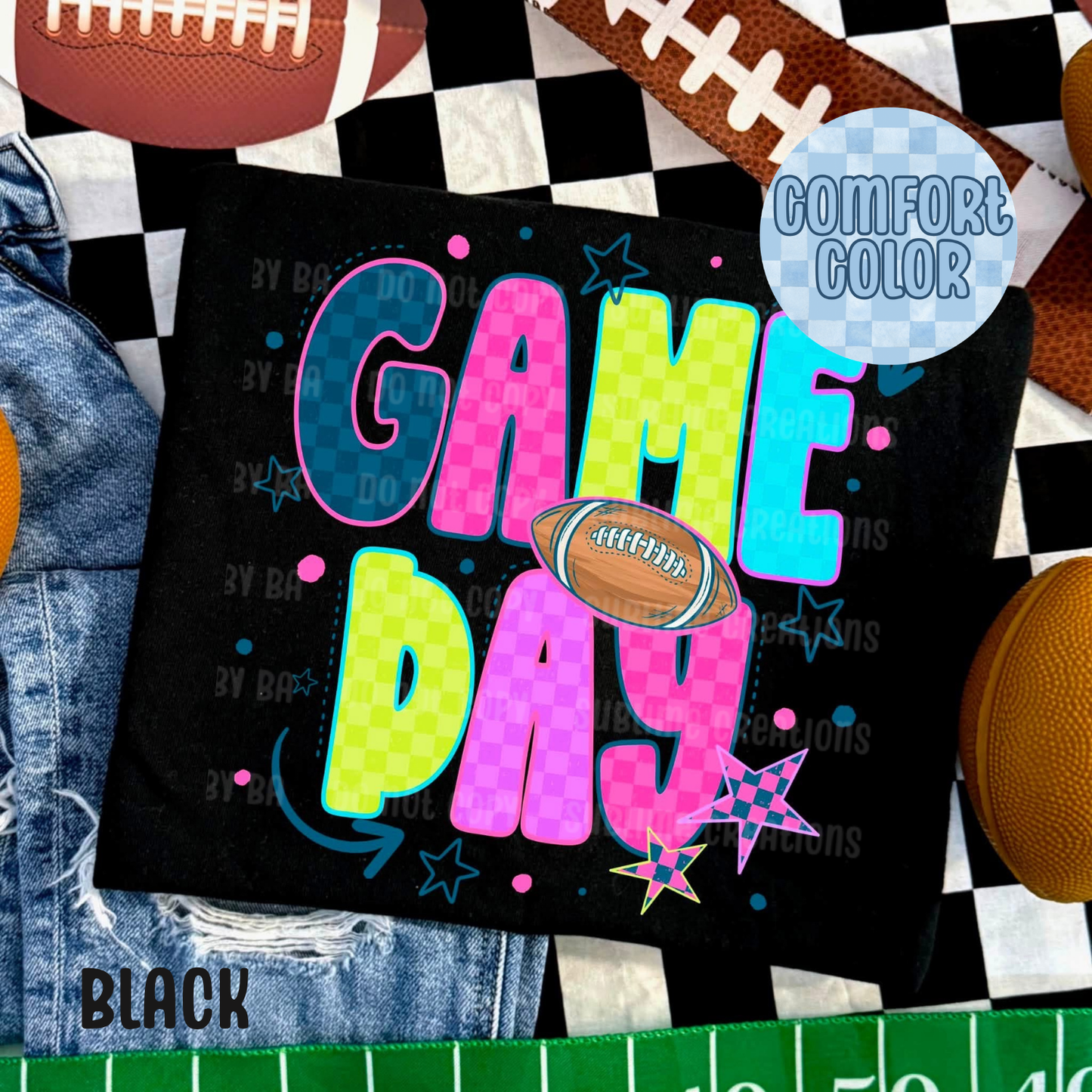Game Day Colorful Apparel