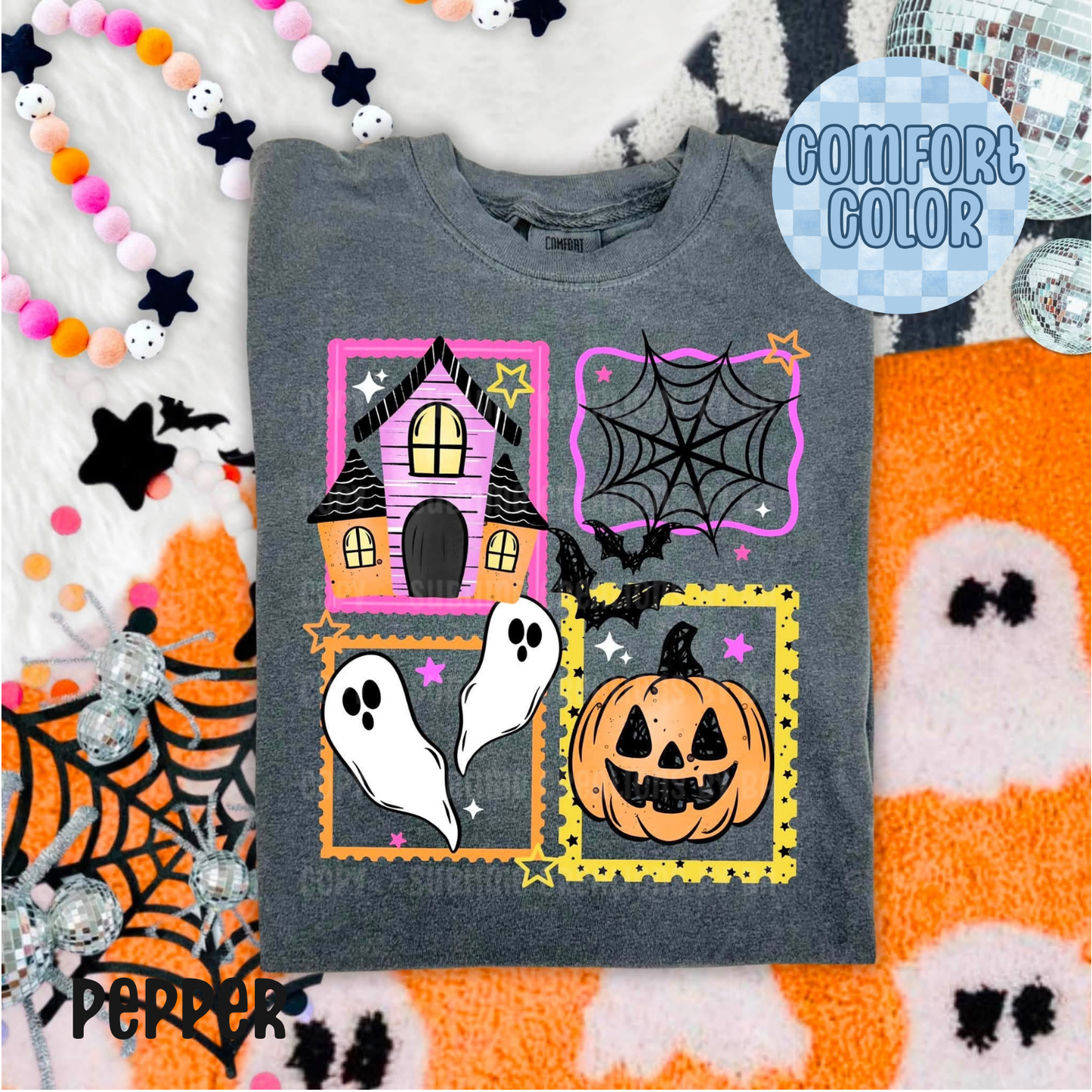 Haunted House Stamps Apparel