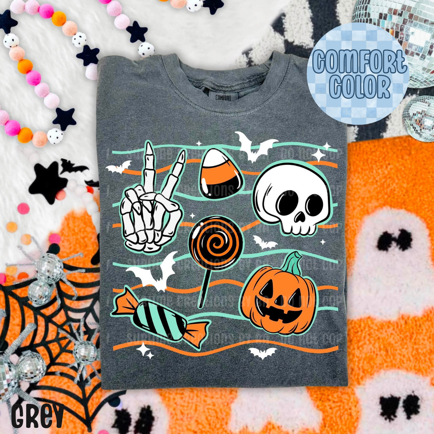 Spooky Things Wavy Lines Apparel