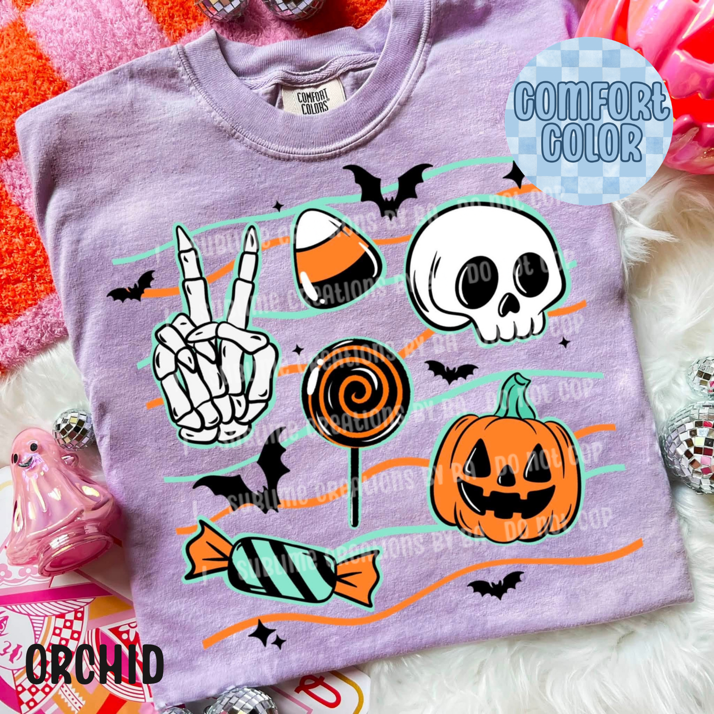 Spooky Things Wavy Lines Apparel