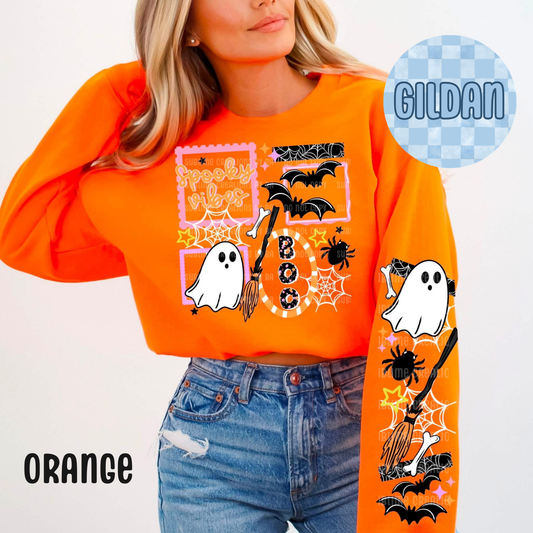 Spooky Vibes Stamps Apparel