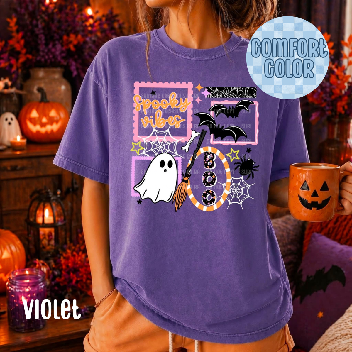 Spooky Vibes Stamps Apparel