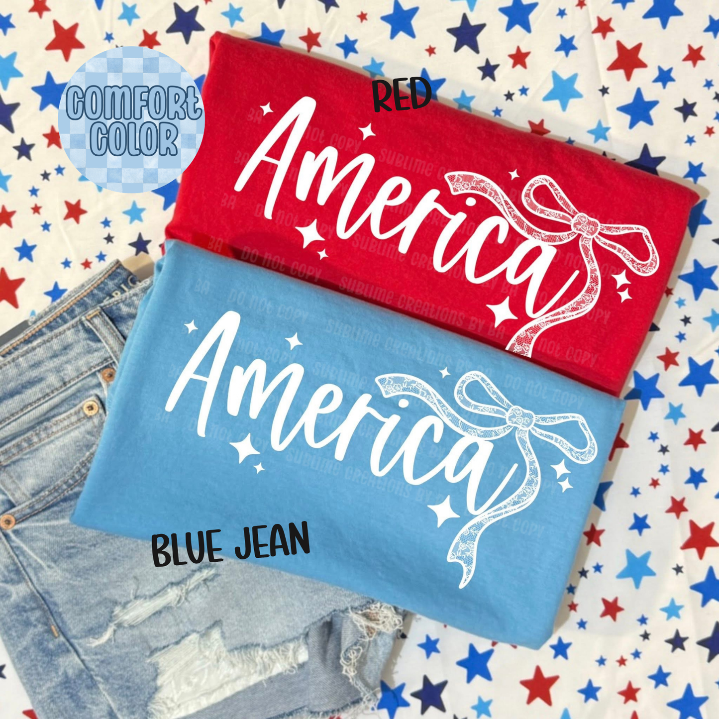 American Lace Bow Apparel