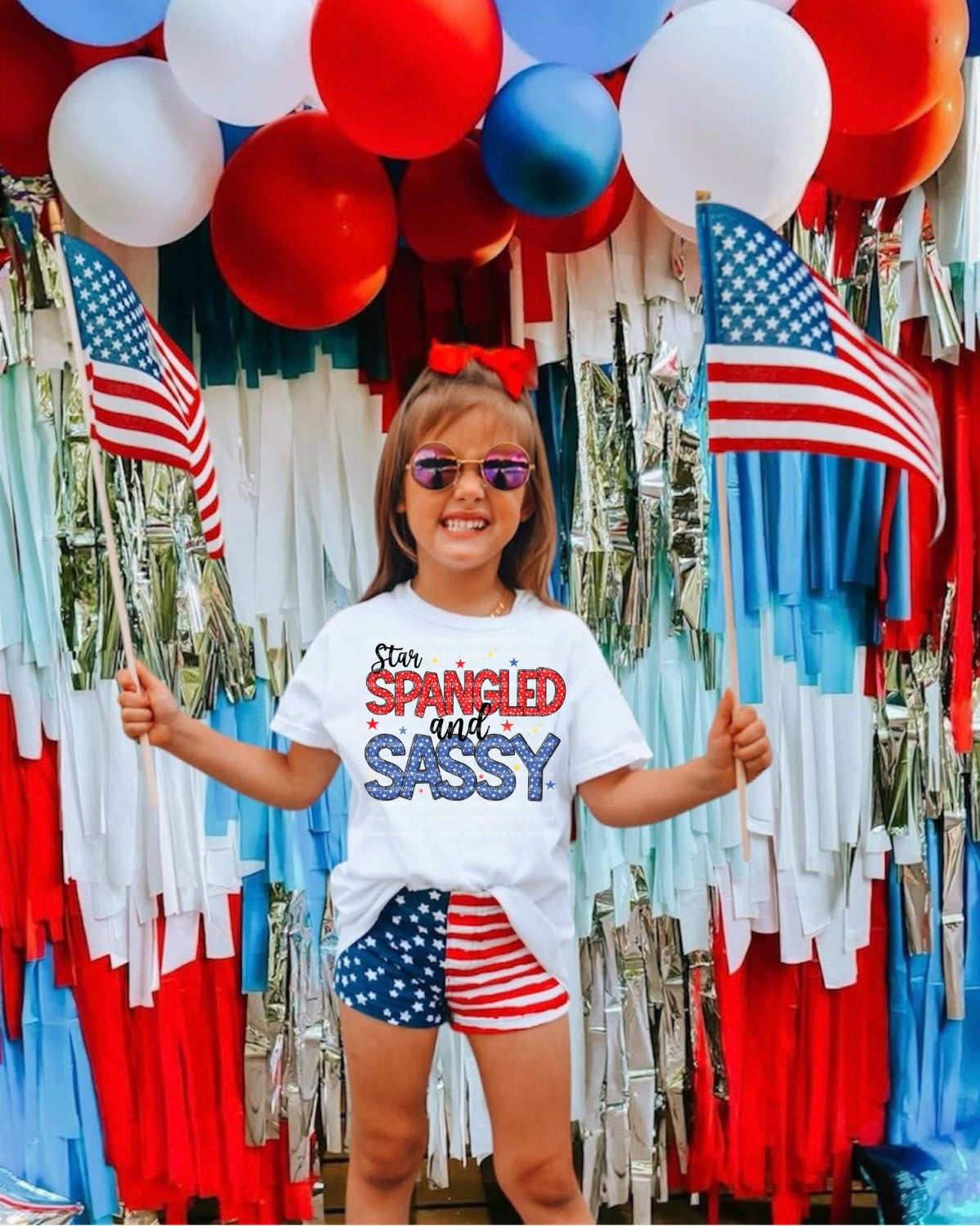 Star Spangled And Sassy PNG Digital File ONLY