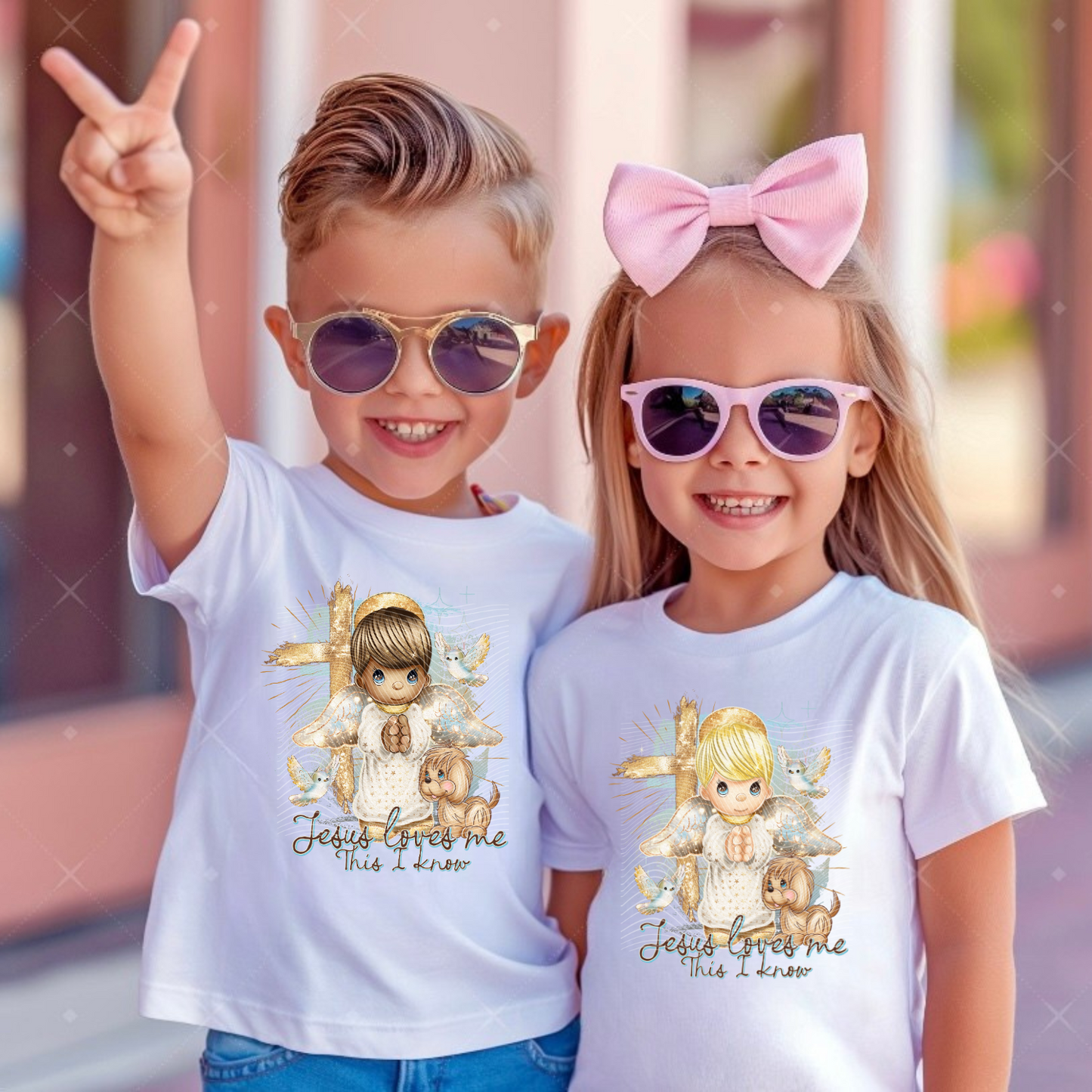 Jesus Loves Me DTF Print