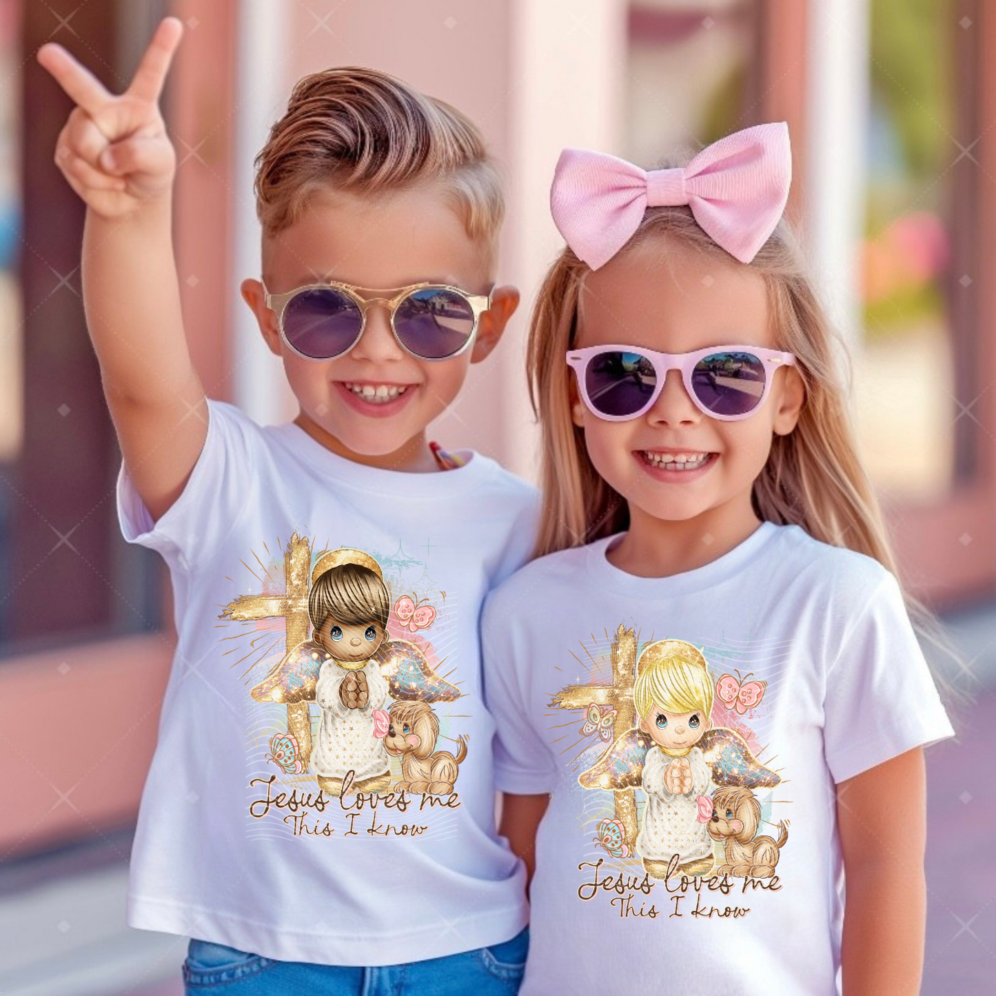 Jesus Loves Me DTF Print