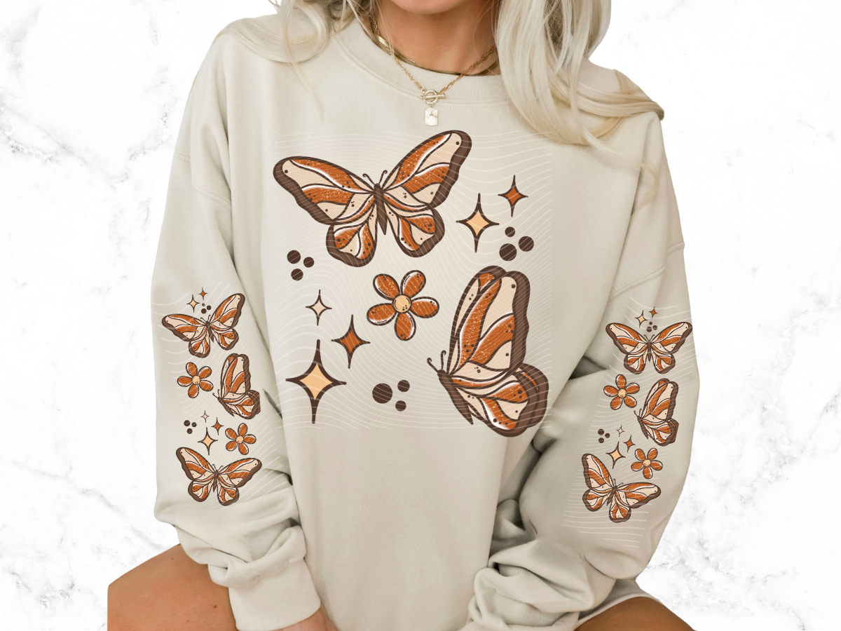 Fall Butterflies Sweatshirt