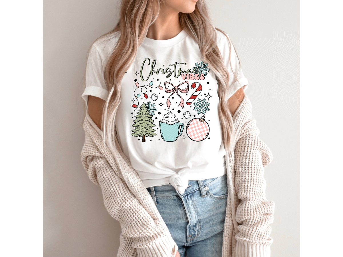 Christmas Vibes DTF Print Only