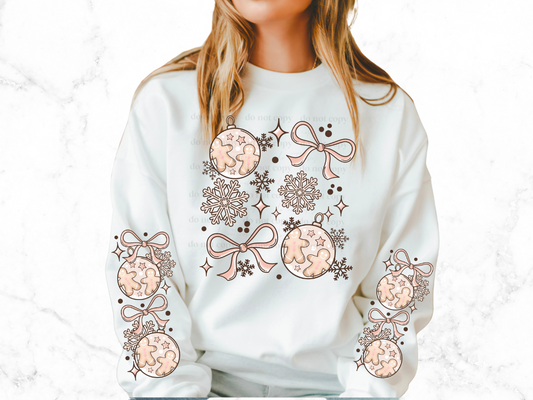 Boho Bows and Snowflakes DTF Print Only