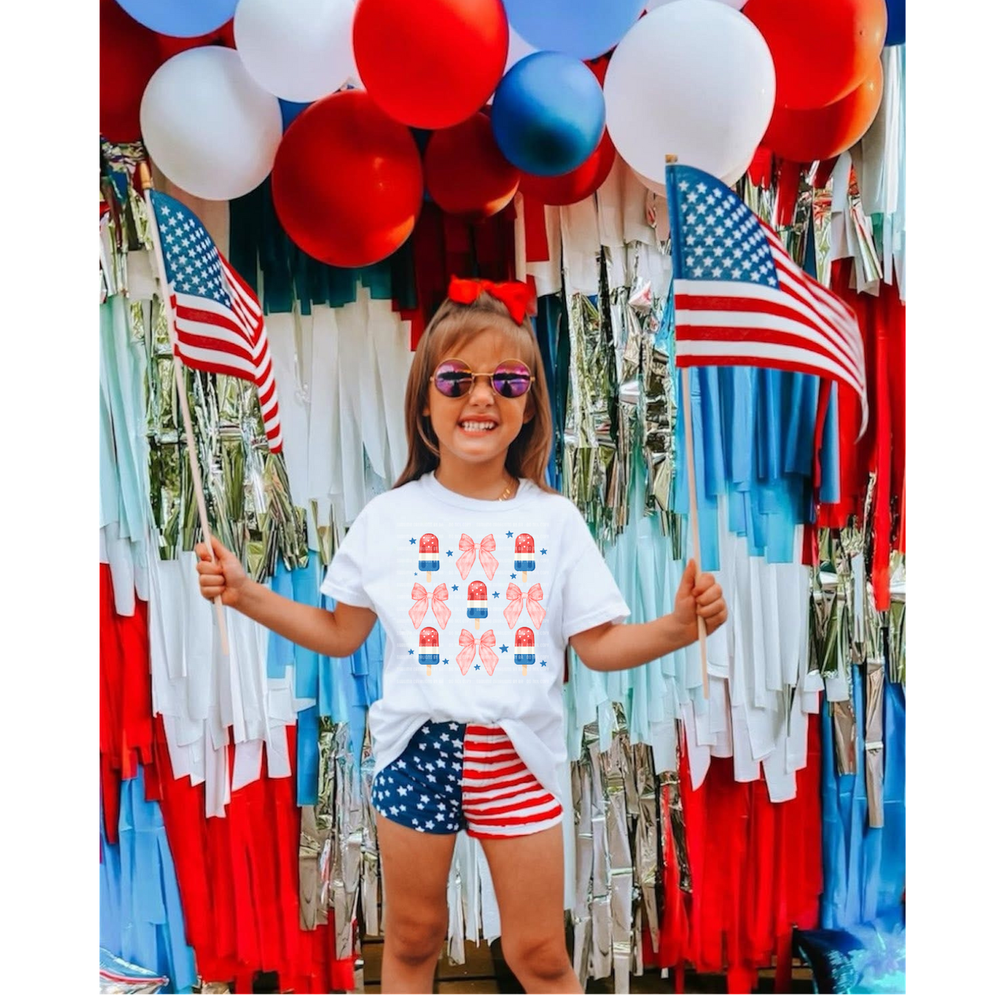 Popsicle Bow PNG Digital File ONLY