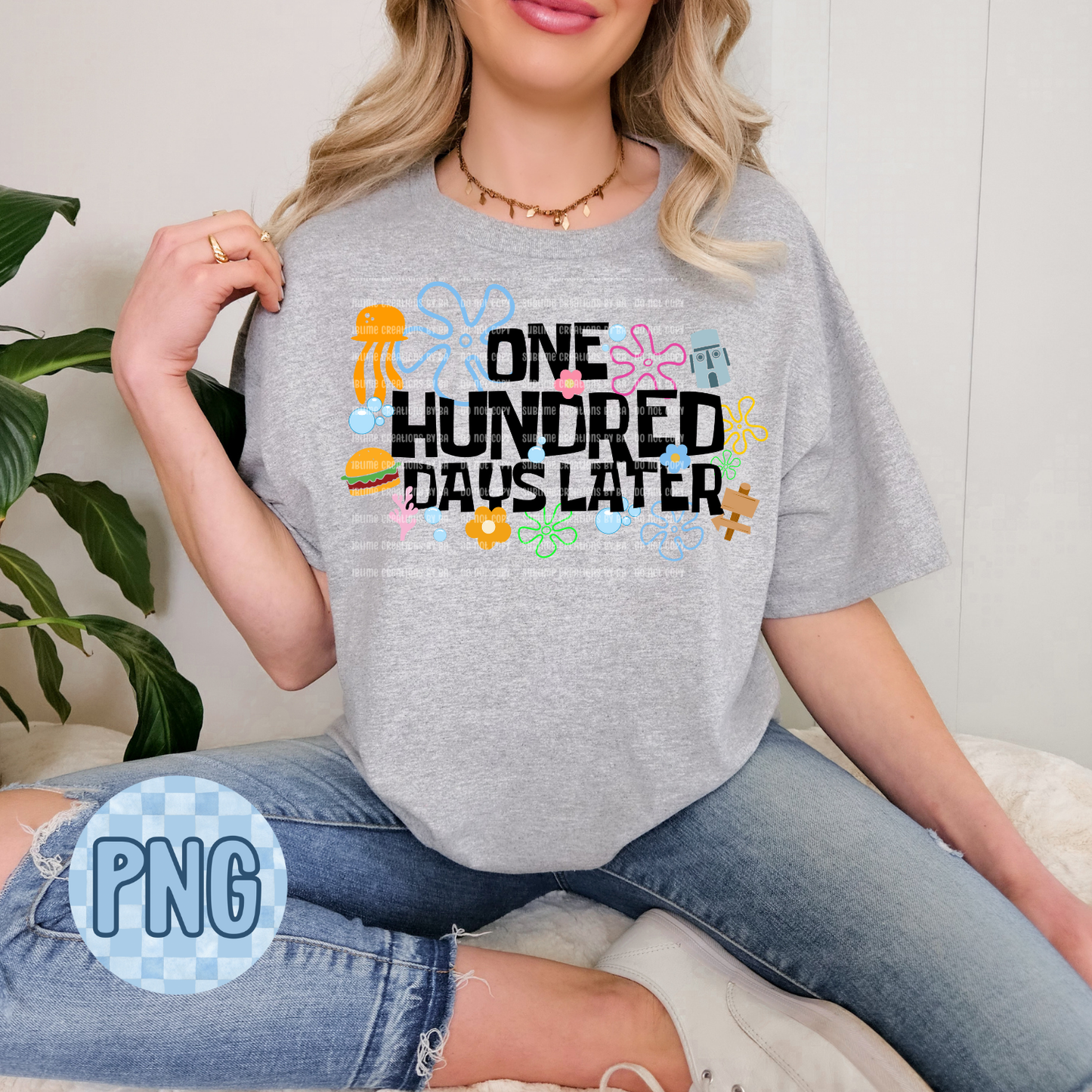 One Hundred Days Later PNG Digital File ONLY