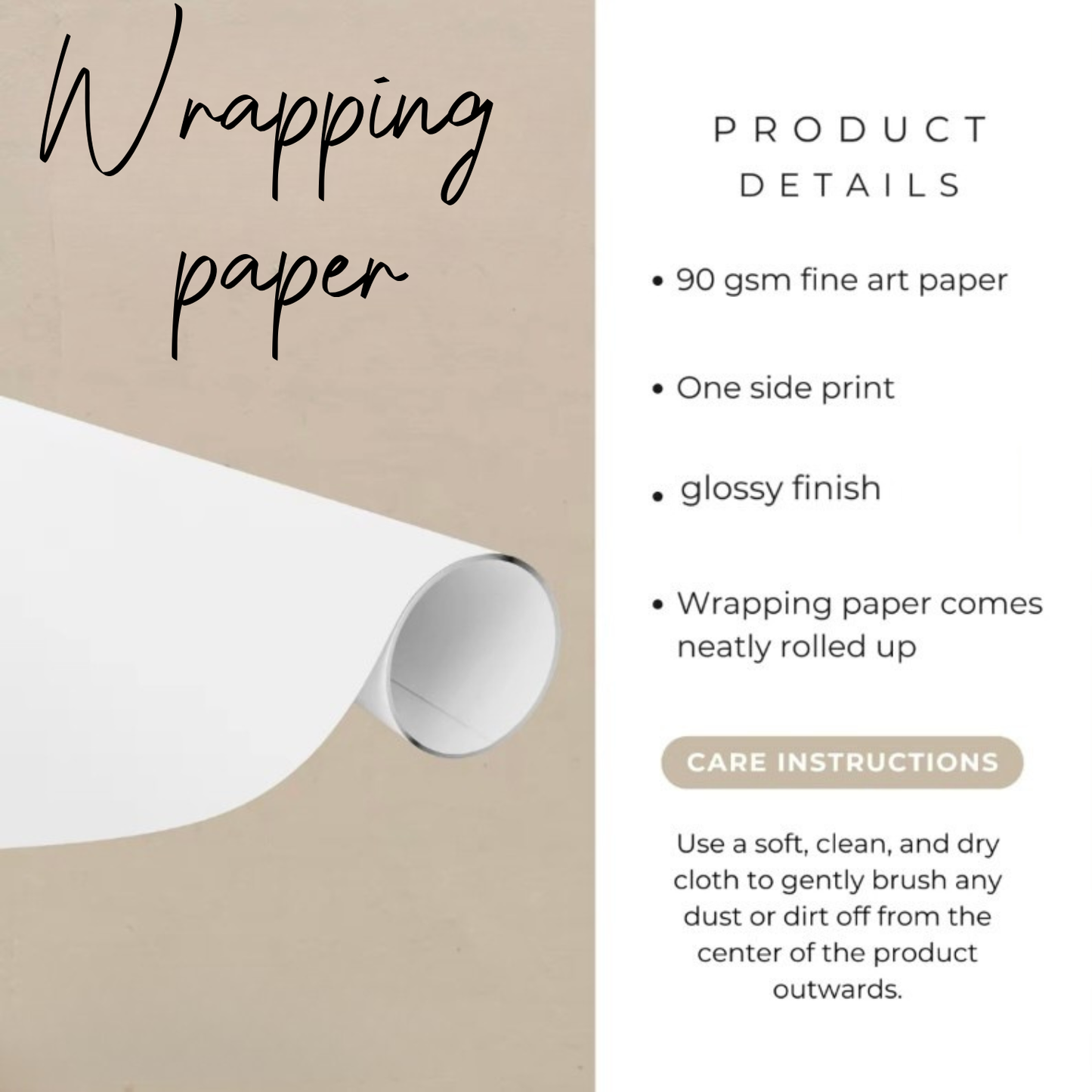 Festive Wrapping Paper- Milk and Cookies