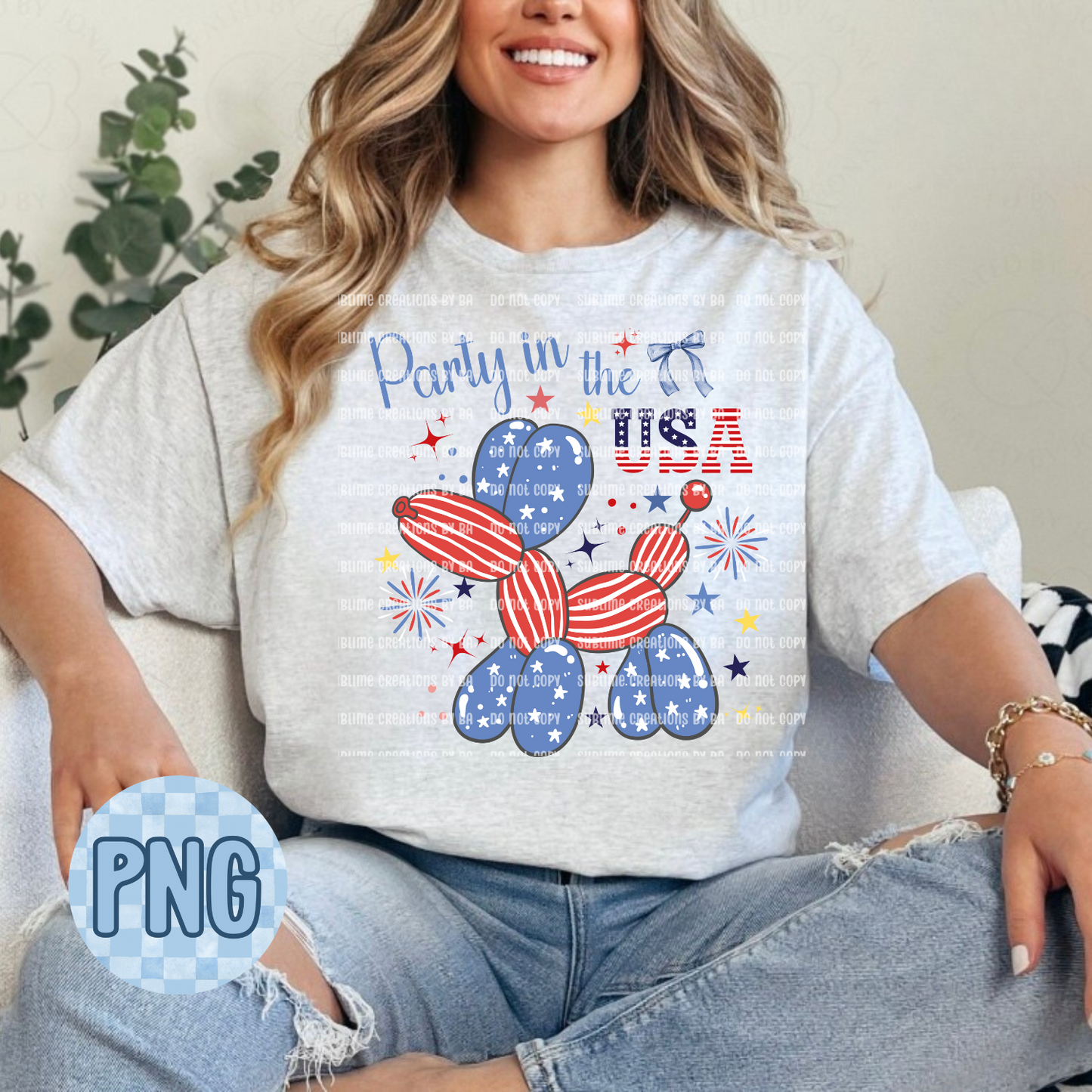 It' a party in the USA PNG Digital File ONLY