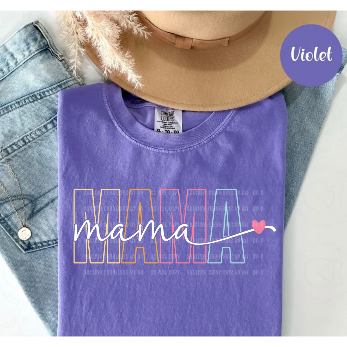 Mama Pastel CC Tee