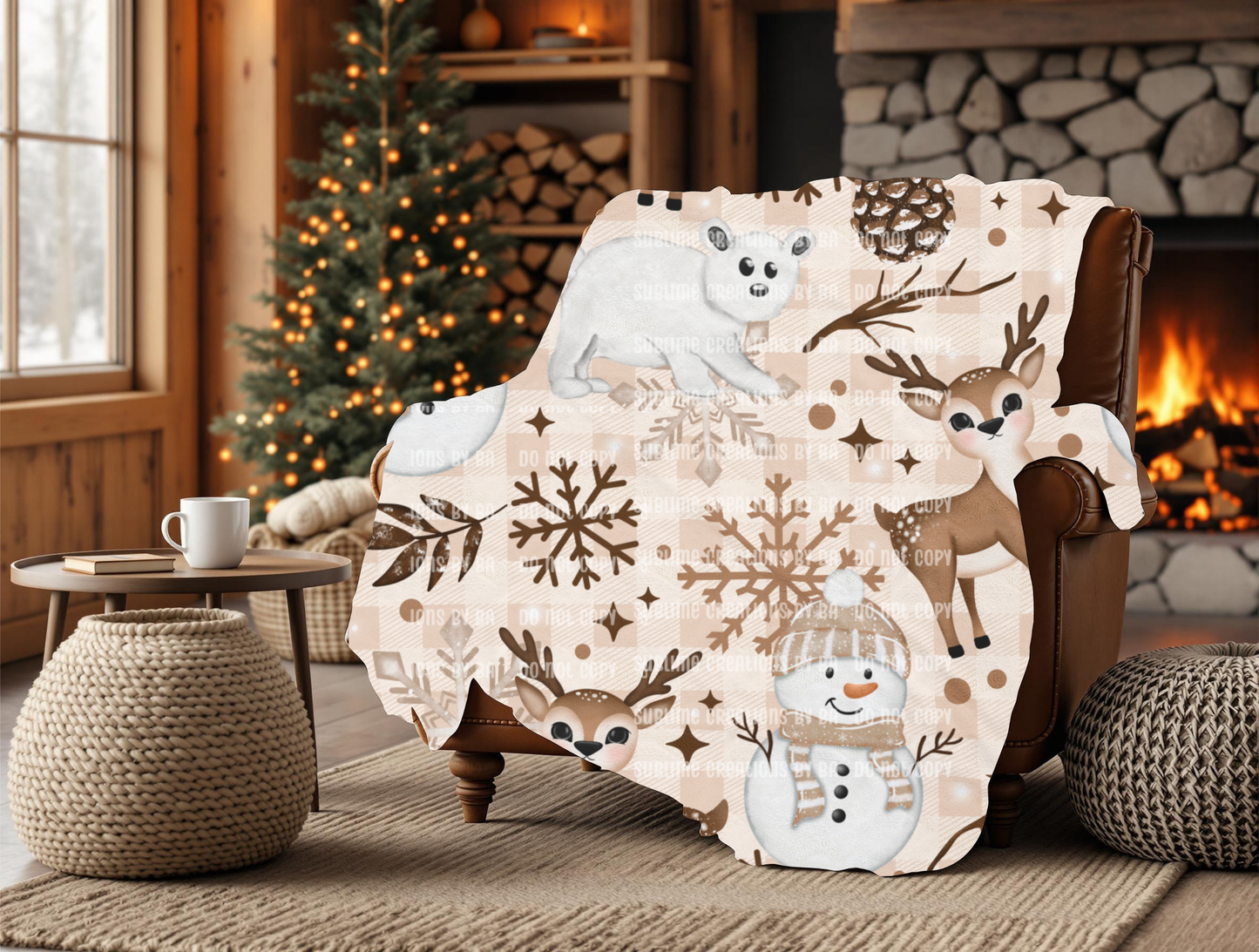 Winter Animal Blanket