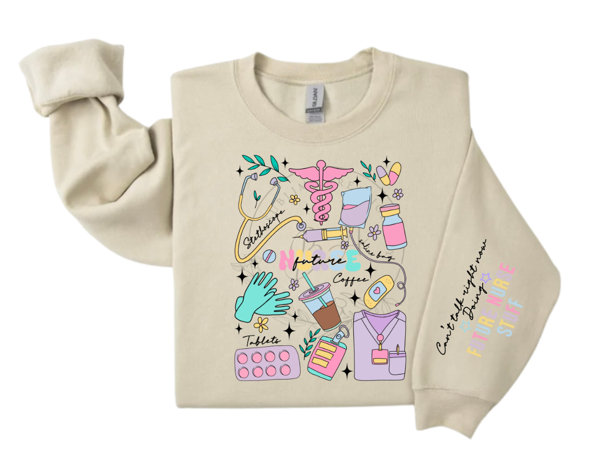 Future Nurse Doodle Sweatshirt