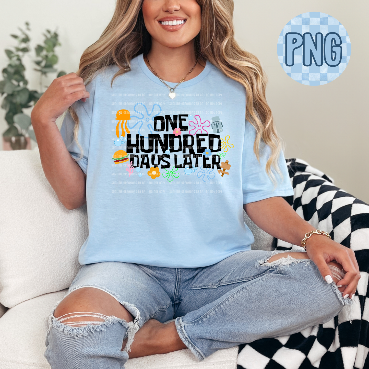 One Hundred Days Later PNG Digital File ONLY