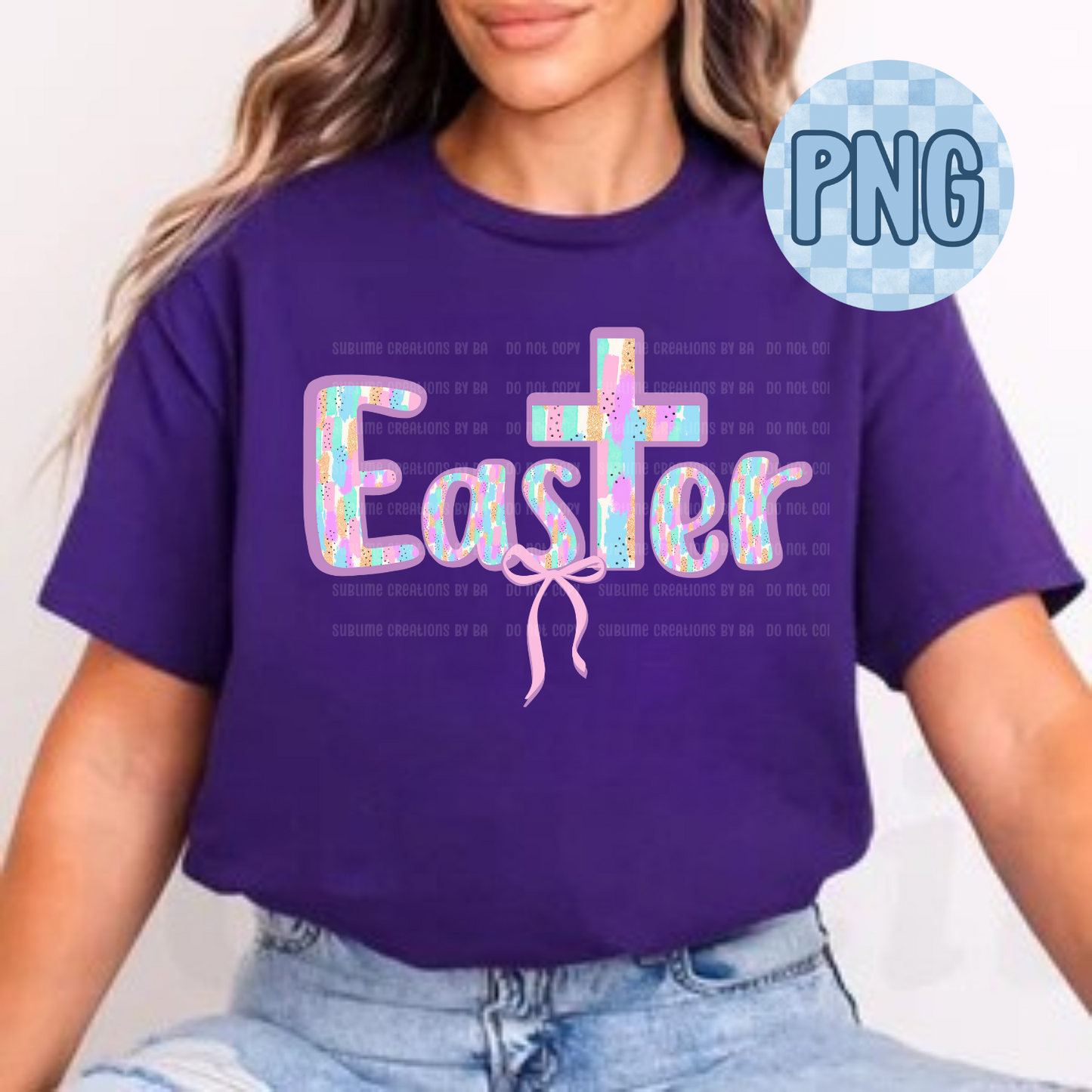 Easter Pastel Brushstroke PNG Digital File ONLY