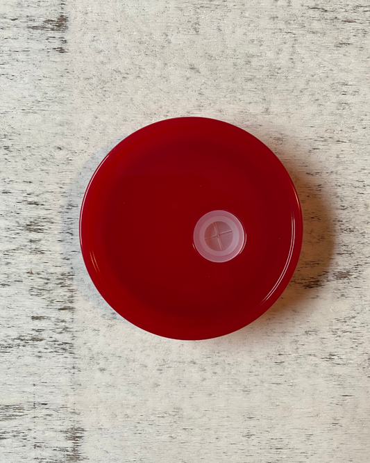 Red Plastic Lid