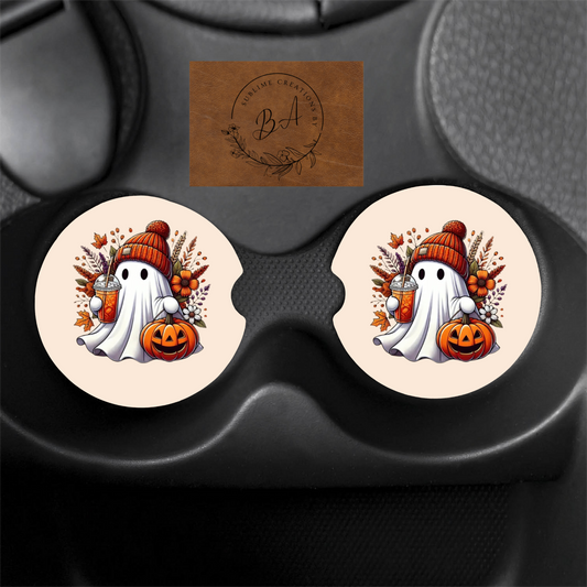 Spooky Szn Car Coaster Set