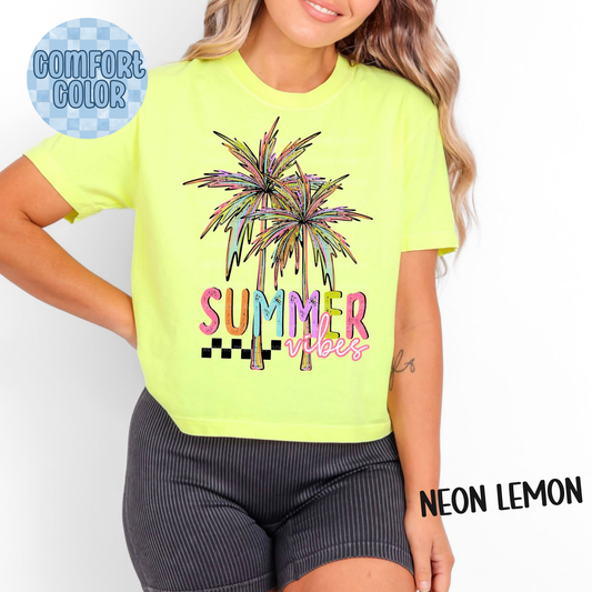 Summer Vibes Palm Trees Apparel