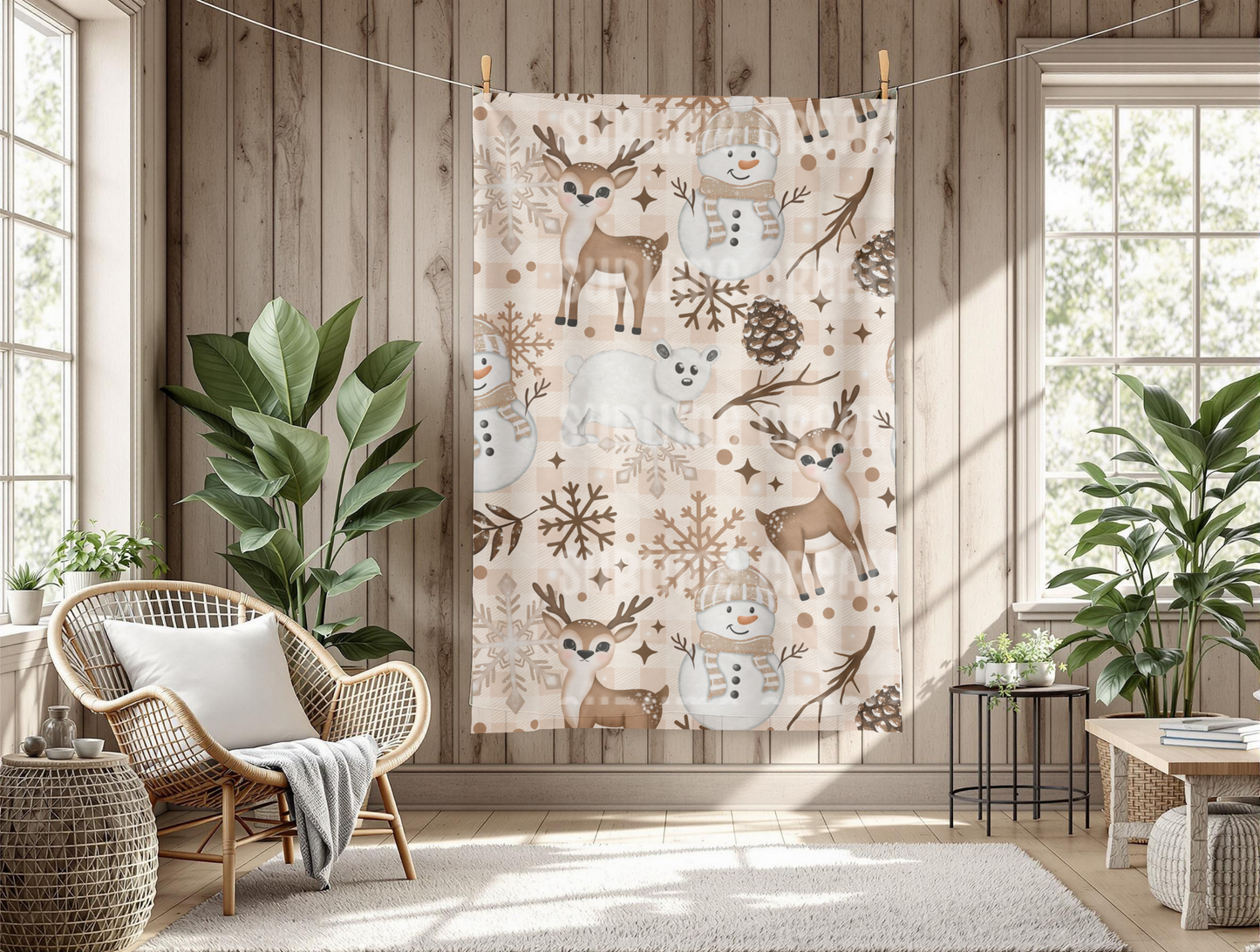 Winter Animal Blanket